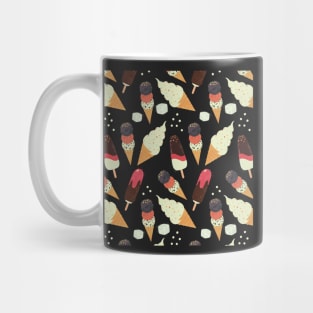 Pattern with the yummiest ice cream cones and popcicles Mug